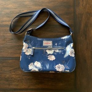 Cath Kidston Floral Crossbody Purse- Blue Floral